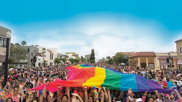 San Diego Pride Festival Crowd