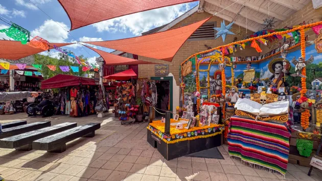 Dia De Los Muertos Ofrenda or Alter