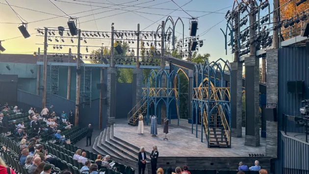 Ready to Watch Henry 6 Seating at the Outdoor Theatre at the Old Globe