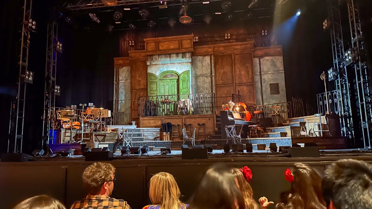 Hades Town About to Start at the Civic Theater