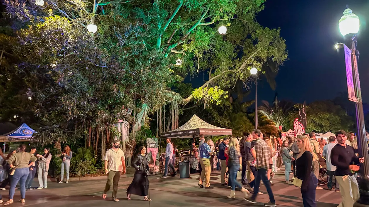 Walking Around at the Food, Wine and Brew at the San Diego Zoo