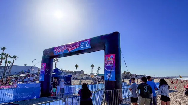 Starting Line for the Pacific Beach 5K