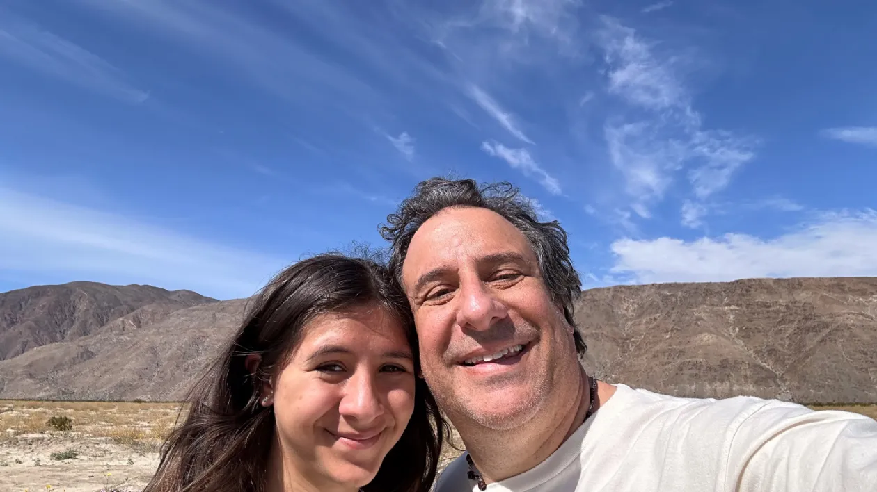 Todd and Bella Loving Anza Borrego Desert State Park