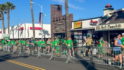 Running the Leprechaun Run in Pacific Beach