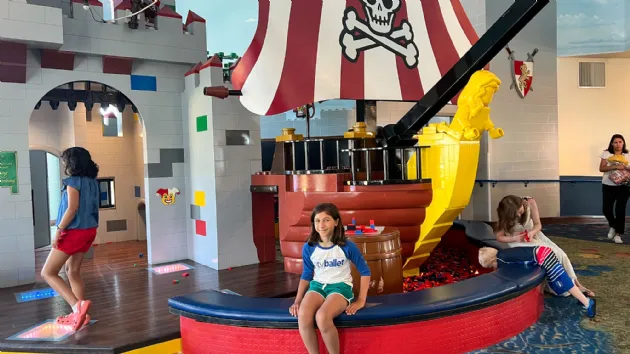 Fun Indoor Play Ground at Legoland California Hotel