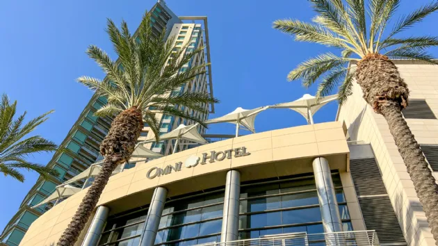 The Backside of the Omni San Diego Hotel