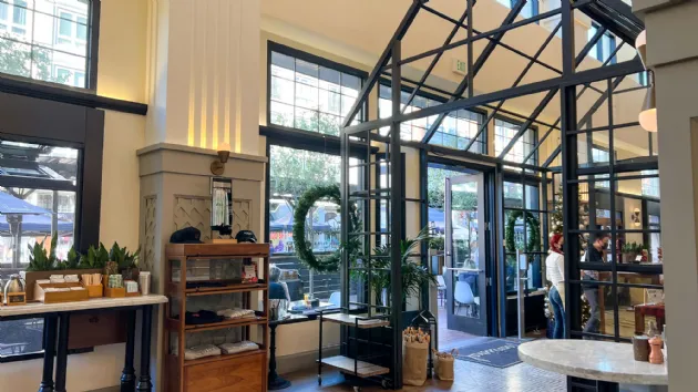 Entrance to the Provisional Kitchen Part of the Pendry