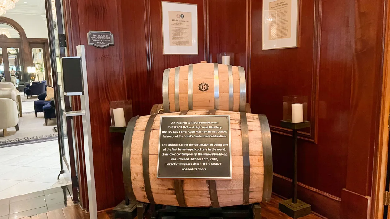 Entrance to the Grant Grill at the US Grant in San Diego