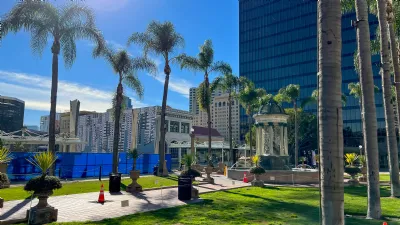 Park Across the Street from the US Grant in San Diego