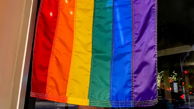 Pride Flag in Hillcrest